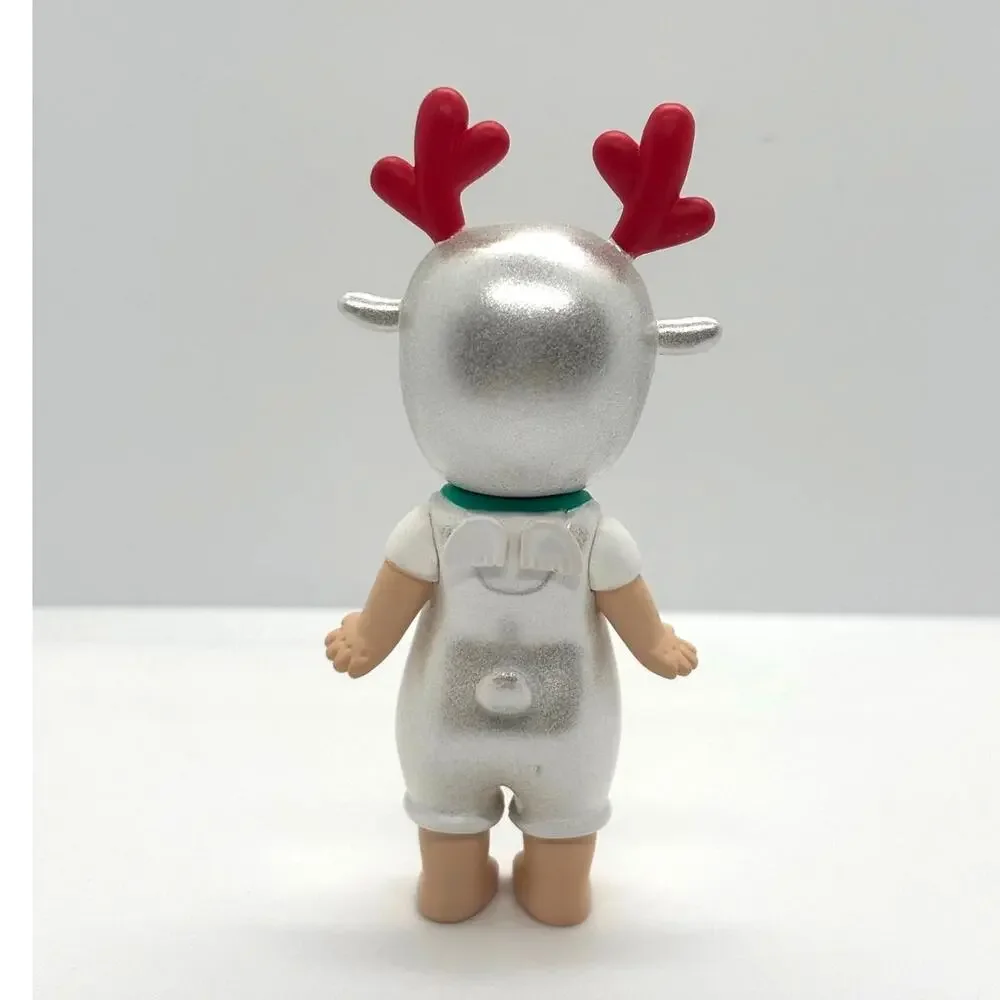 Authentic Sonny Angel White/Silver Reindeer, Christmas Series Mini Figure - NEW